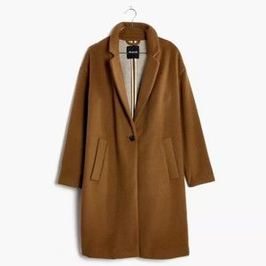 NWOT Madewell Monsieur Wool Blend Coat